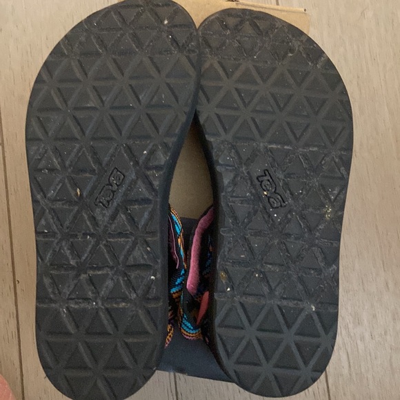 Black with Design Teva Sandals - Picture 3 of 4